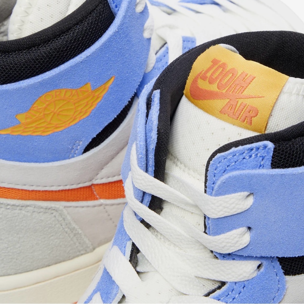 Nike Blue and White Sneakers with Classic Design
